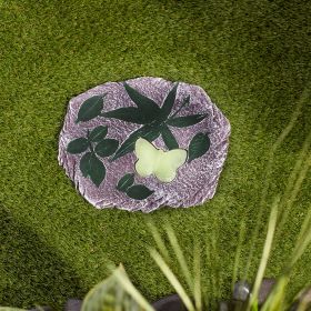 Magical Butterfly Glowing Stepping Stone - Illuminate Your Garden Pathway with this Beautiful Outdoor Decor
