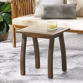 SELMA END TABLE (Color: Grey, Material: Acacia Wood)